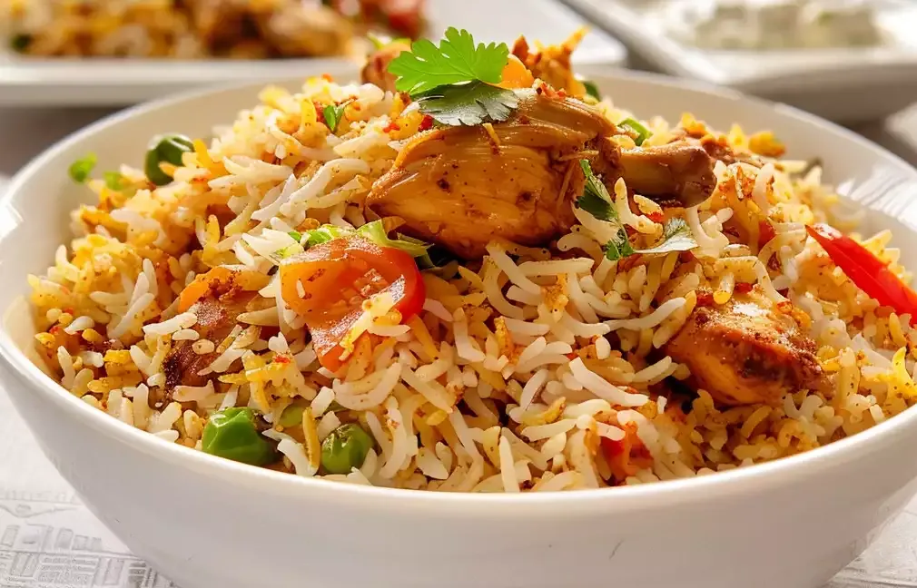 Delicious chicken biryani in Calgary, AB